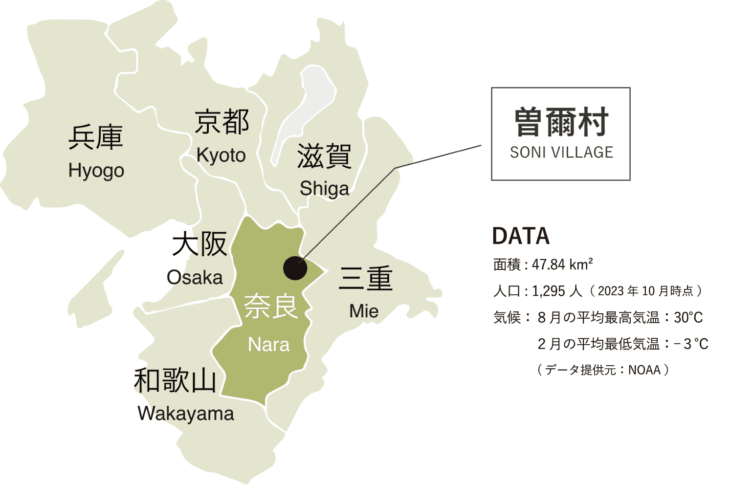曽爾村についてのデータ画像